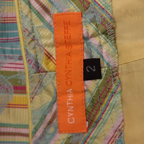 NWOT, Cynthia Steffe Paisley Stripe Skirt - Picture 12 of 13